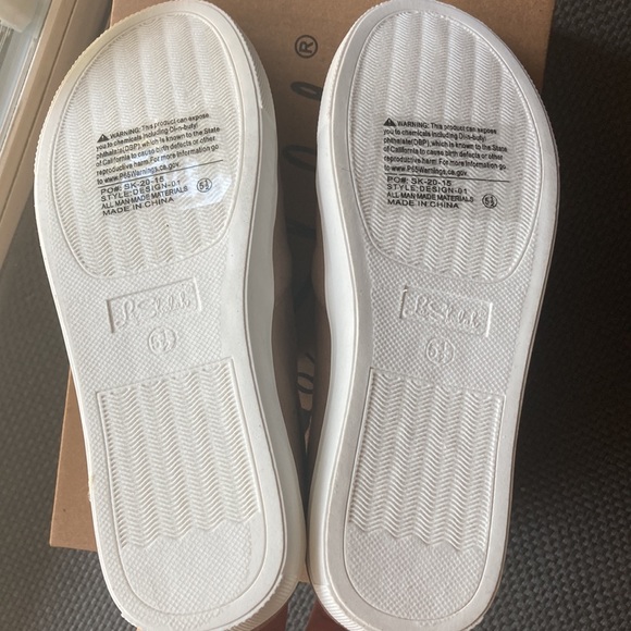 Taupe Suede Slip On Sneakers - Picture 5 of 8